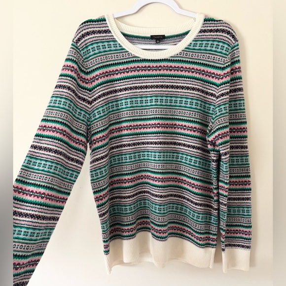 Talbots XL Fair Isle Lambs Wool Blend Sweater - Picture 11 of 11